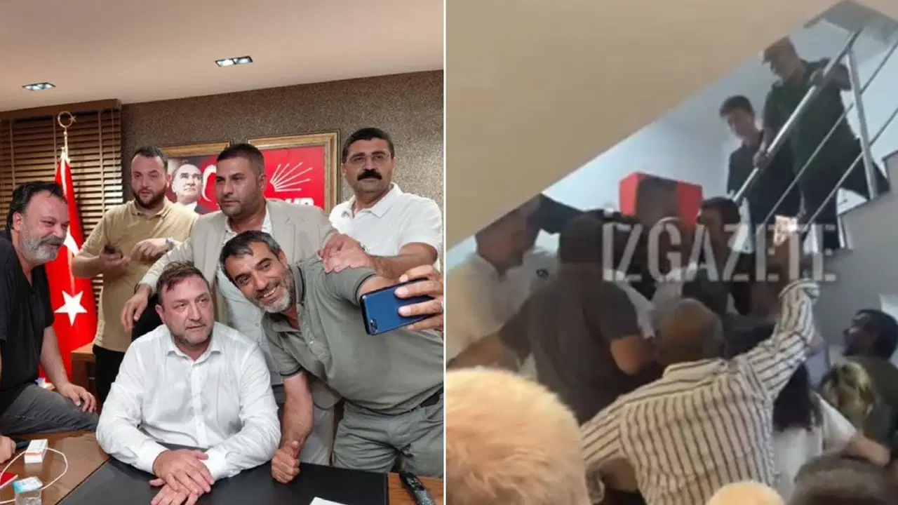 Butlan yönetimi tarafından CHP İzmir’e atanan il başkanı, koltuğa oturdu: Bina girişinde arbede yaşandı