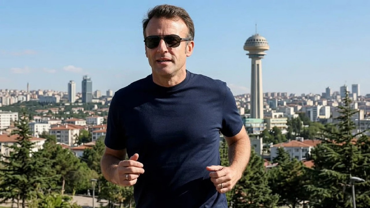 Saray’dan Macron’un koşusu için açıklama: Parkın kapatılacağı söyleniyordu