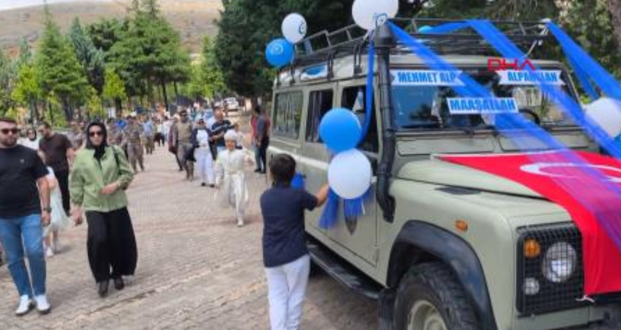 Tokat’ta şehit polisin oğulları için sünnet töreni