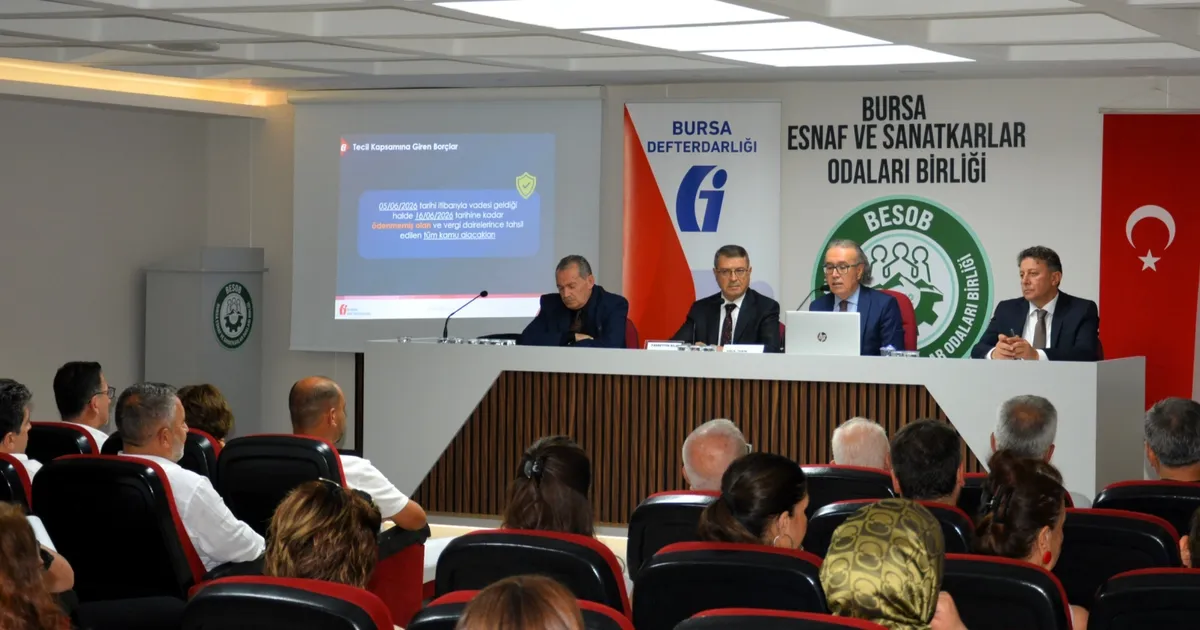 Bursa esnafı bilgilendirildi… Vergi borçlarında düşük oranlı tecil faizi ile taksitlendirme imkanı Img